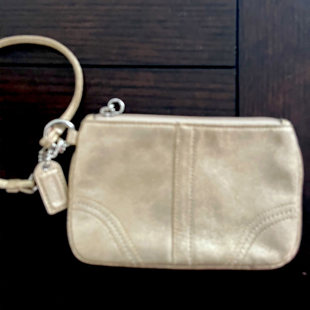 Coach Mini wristlet / change purse